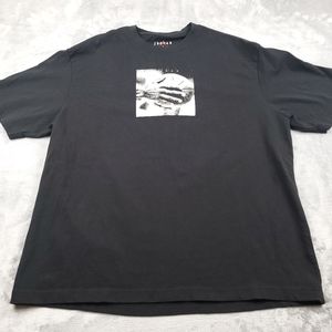 Nike Air Jordan Jumpman Winter Statement 85 Cotton T-Shirt Black Mens XL